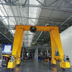 1-50 Ton Gantry Crane With Remote Control 5-20m Lift Height 0.8/8m/min Crane Speed for sale