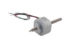 China Permanent Magnet Linear Stepper Motor 36mm 2 Phase Custom Through Shaft supplier