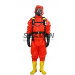 Marine Fire Fighting Suit Light Duty Chemical Protective Coverall Suit for sale