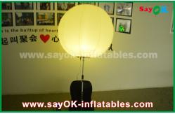 China 190 D Nylon Cloth Windproof LED Inflatable Ball , Promotion Inflatable LED Balloon supplier