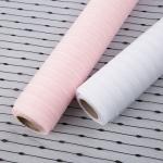 Stripe Deco Florist Wrapping Paper 50cmx10Y Polyester Mesh Roll With Dot