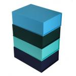 300gsm C1S Paper Gift Packing Box UV Printing Collapsible Magnetic SGS 500pcs for sale