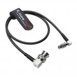 Alvin's Cables Micro BNC to BNC Cable 12G-SDI High Speed 4K UHD Video Coaxial Cable, 75 Ohm Ultra-Slim for Blackmagic Video Assist 5 Monitor, Right Angle 50CM|19.7inches for sale