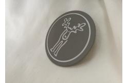 China Fancy Soft Custom Rubber  Patches , Custom Shoe Patches Garment Accessories supplier
