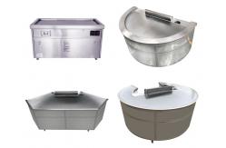 China Customized Rectangle Teppanyaki Hibachi Grill Table , Gas Grill Griddle Plate supplier