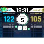 Waterproof P4 Outdoor Led Scoreboard Video Screen With Score System Hight Brightness for sale