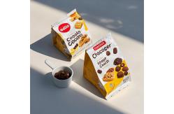 China ​Retail-Ready T Coffee Pouches - Tamper-Evident Seal & Transparent Window Design supplier