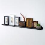 Scallop Book Shelf Nursery Shelf Children's Book Storage Rack Metal Picture Ledge Shelf for sale