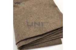 China Soft Under Collar Felt Interlining Fabric For Suit Collar Wear Resistant supplier