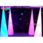 Attractive Inflatable Lighting Decoration / Blow Up Cone For Christmas for sale