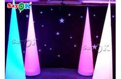 China Attractive Inflatable Lighting Decoration / Blow Up Cone For Christmas supplier