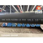ASME SA335 P22 10 SCH120 Seamless Boiler Pipes Black Painting Beveled End for sale