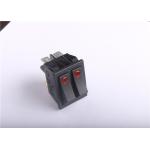 Double Touch Waterproof Lighted Rocker Switch 12v 220v With Nylon / PC Shell for sale