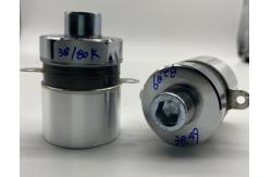 China Piezo Ceramic 60w Ultrasonic Cleaning Transducer 38k/80k Double Freqency supplier