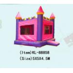 Commercial Inflatable Bounce House With Decorative Patterns