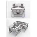 CE Certified Folding Overheating Protection Campfire Barbecue Grill For Road Trips for sale