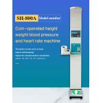 Automatic BMI Coin Operated Height Weight Scales With Blood Pressure Monitor for sale