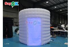 China ROHS Inflatable White Photo Booth Wall Selfie Backdrop Photo Booth Enclosure supplier