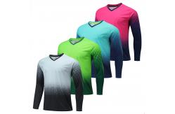 China Lightweight 100% Polyester Custom Team Jersey with Ergonomic Fit and Moisture-Wicking supplier