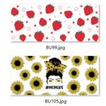 Self Adhesive 3D UV Transfer Labels 16oz Digital UV Printing