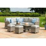 High - End Quality Outdoor Rattan Dining Set Big Table With Ice Pot