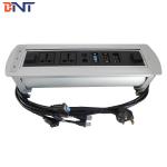 Automatic Desktop Multimedia Outlet  Silver With 1* VGA / 1* HDMI for sale