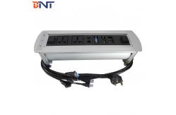 China Automatic Desktop Multimedia Outlet  Silver With 1* VGA / 1* HDMI supplier