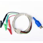 EMG Shielded Alligator Clips With 3 Alligator 5 pin Din Connector Cable for sale