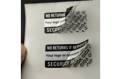 China Custom Tamper Evident Security Labels Hot Melt Honeycomb Destroy Adhesive supplier