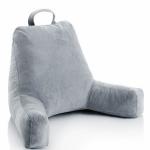 Heating Shredded Foam Reading Pillow , Electric Bed Rest Pillow With Arms for sale