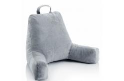 China Heating Shredded Foam Reading Pillow , Electric Bed Rest Pillow With Arms supplier