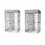 Motorized Automatic Revolving Full Height Turnstile Gate Glass Security Turnstiles for sale