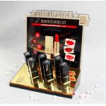 Countertop Acrylic Makeup Display Stand , Cosmetic Display Rack For Lipstick for sale