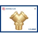 Male x Female x Female Y Connector Brass Threaded Fittings for sale