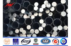 China Q235 Steel Utility Pole Electric Telescoping Pole For Electricity Transmission supplier