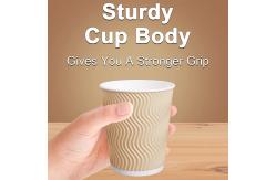 China 12oz 16oz Double Wall Takeaway Coffee Cups With Offset Printing supplier