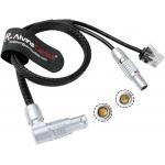Alvin's Cables Control Cable for ARRI ETH 10 Pin Rotatable Right Angle to RJ45 and 2 Pin Male 24V Power Cable for ARRI Alexa Mini LF| LF| Mini| SXT| 35 Camera, Teradek COLR for sale