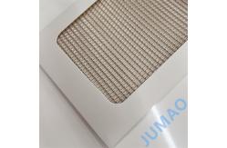 China Copper Fabric Mesh Laminated Glass External Facade With Customized Patterns supplier