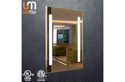 China Silver Smart Custom Bathroom Mirrors Waterproof Led Strip Vanity Mirror supplier