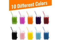 China 10 Colour Polka Dots Durable Recyclable Paper Drinking Straws supplier