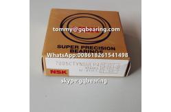 China Single Universal NSK 7005CTYNSULP4 Angular Contact Ball Bearing 25*47*12mm supplier