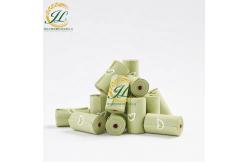 China Customized Compostable Dog Poop Bag Biodegradable Pet Waste Bags D6400 En13432 supplier
