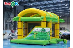 China Small Multi fun Crocodile Inflatable Bounce Castle House Slide For Kid supplier