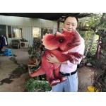 Cuddly Dinosaur Puppet Plush / Silicone / Sponge Material