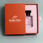 Rigid Set Up Cardboard Sliding Perfume Packaging Box With Foam Insert for sale