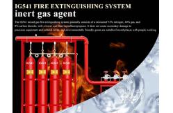 China Inergen Ig541 Fire Suppression System Mixed Gas Fire Extinguisher 80L / 20MPa supplier