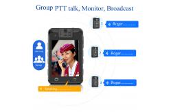 China AI Face Recognition Police Body Cameras 2 Way Talk Night Vision Android System supplier