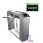 Rfid Card Tripod Turnstile Gate With Counter For Visitor Magement System for sale