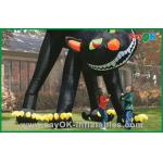 LED Lighting Inflatable Holiday Decorations Funny Inflatable Halloween Cat