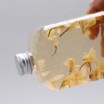 OEM 550ml PET Beverage Plastic Juice Bottle With Aluminum Screw Cap